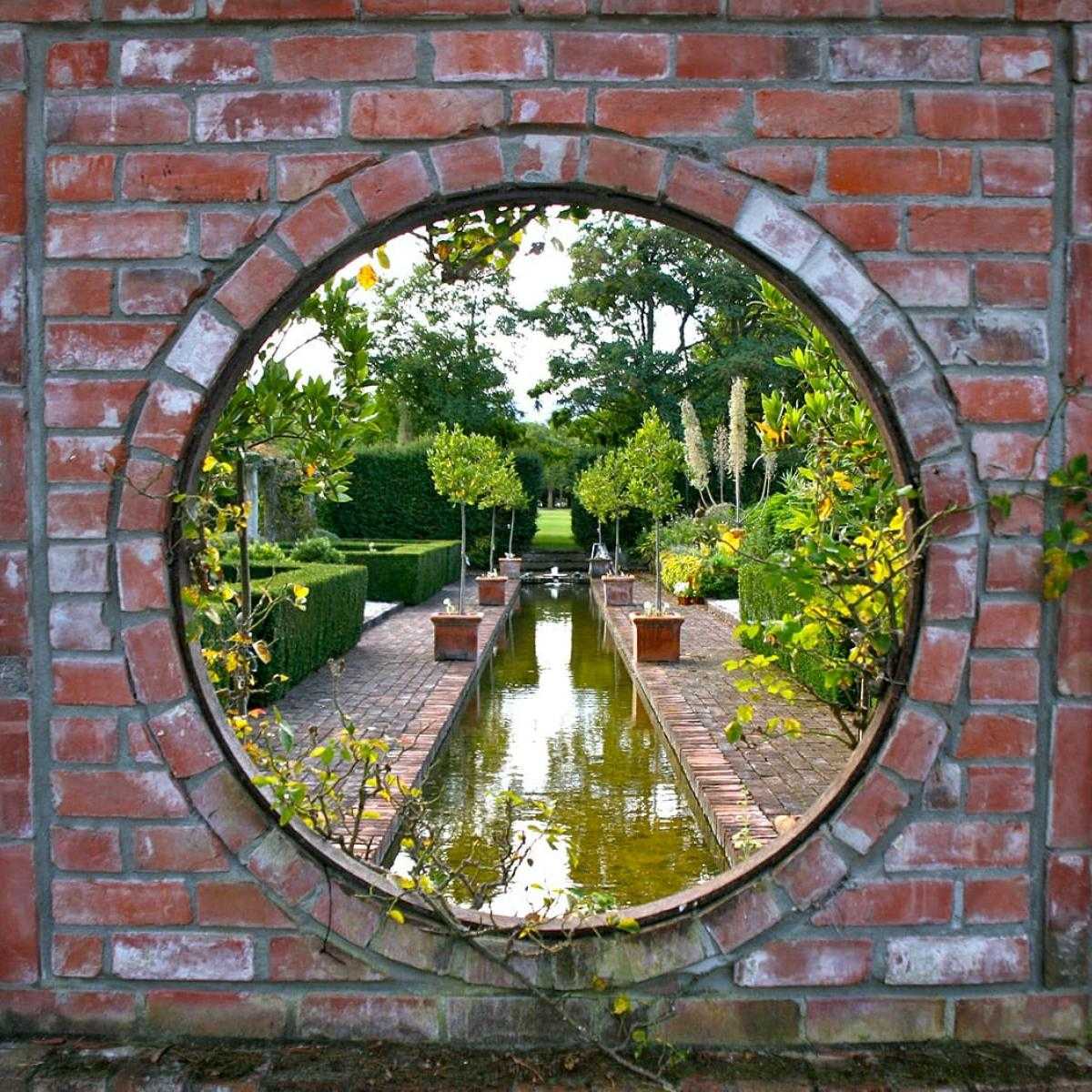 Dekorative Gartenmauern